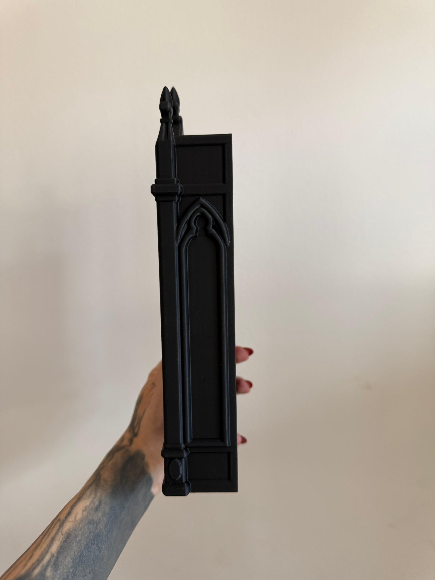 Gothic cathedral display shelf