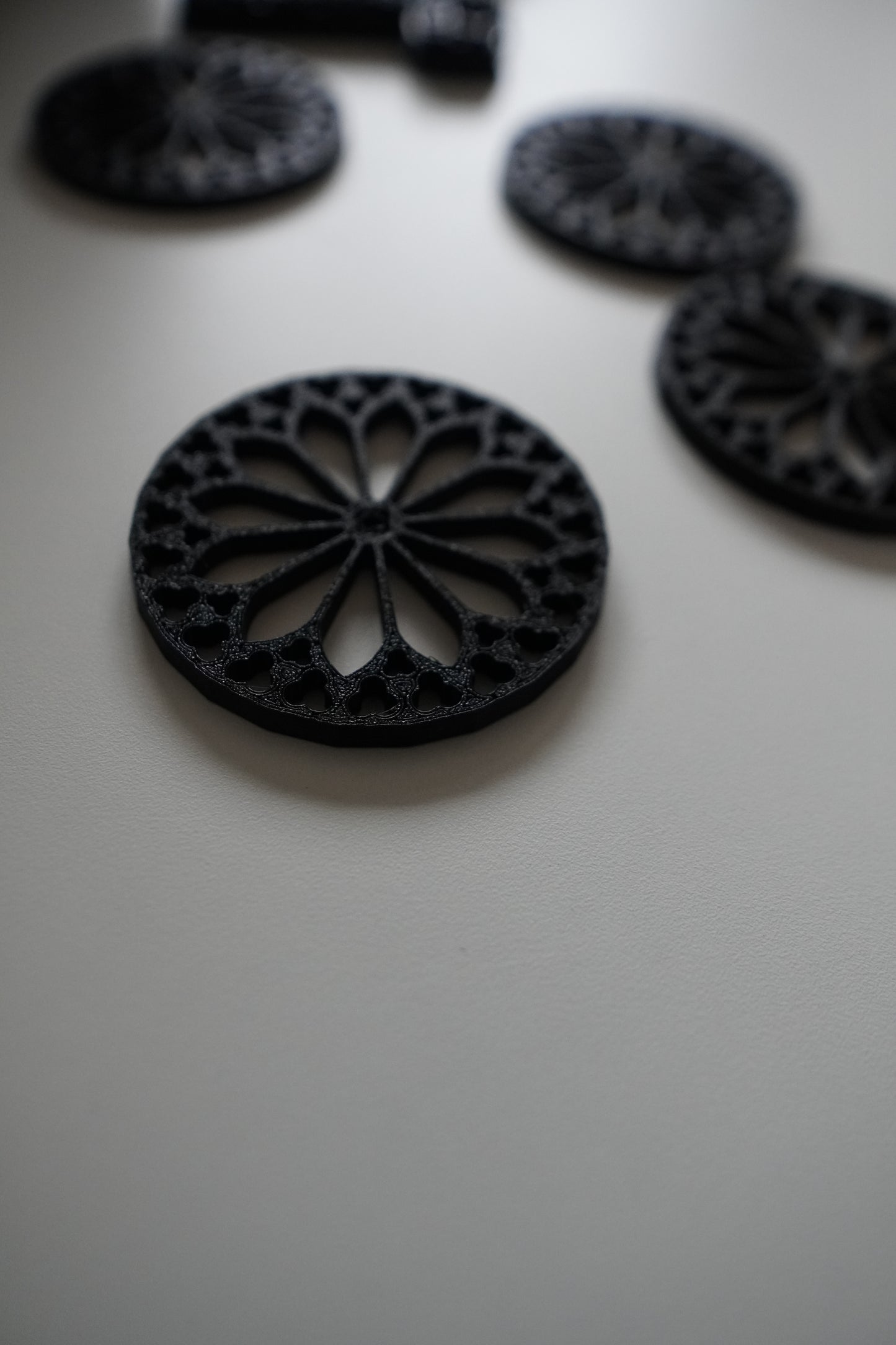 Gothic Window Coasters Pack of 4 Ud