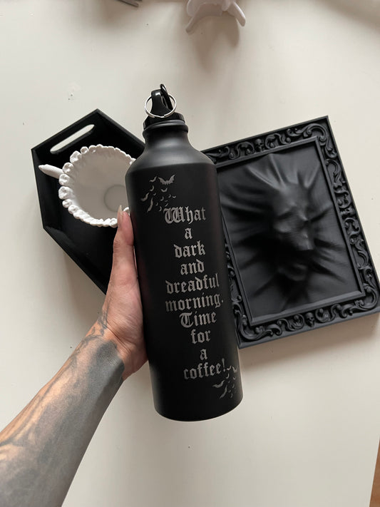 Morticia Addams Water Bottle