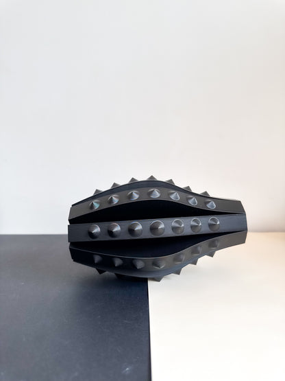Rose Thorns – Black Spiked Vase