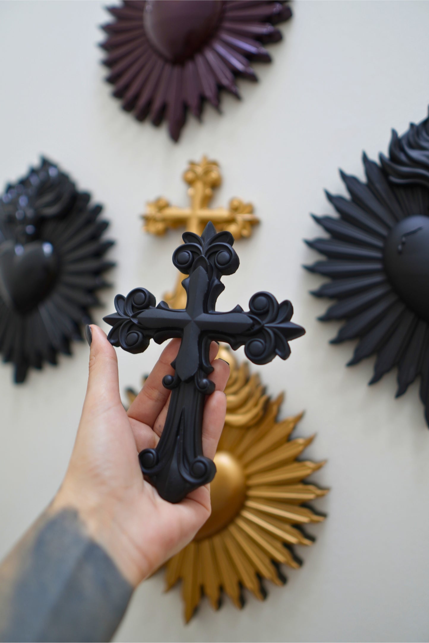 Gothic Cross Wall Hanging