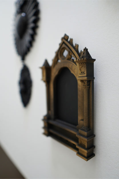 Cathedral in flames Photo Frame