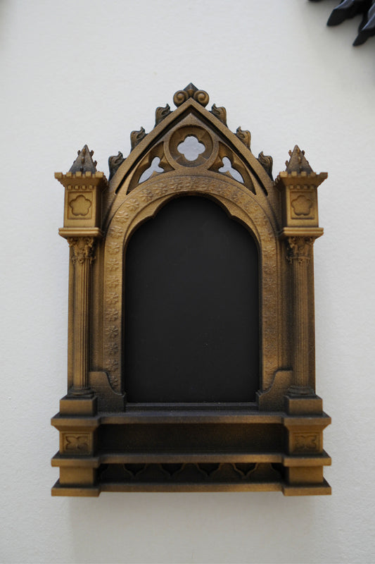 Cathedral in flames Photo Frame