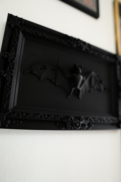 Taxidermy Bat Frame for Gothic Decor Spooky and Stylish