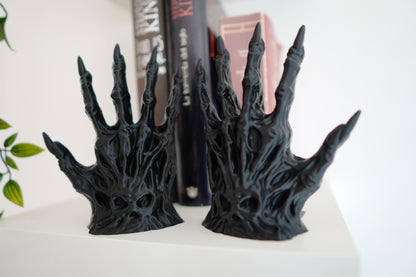 Spectral Hand Bookends - Gothic Decoration for Horror Bookshelves