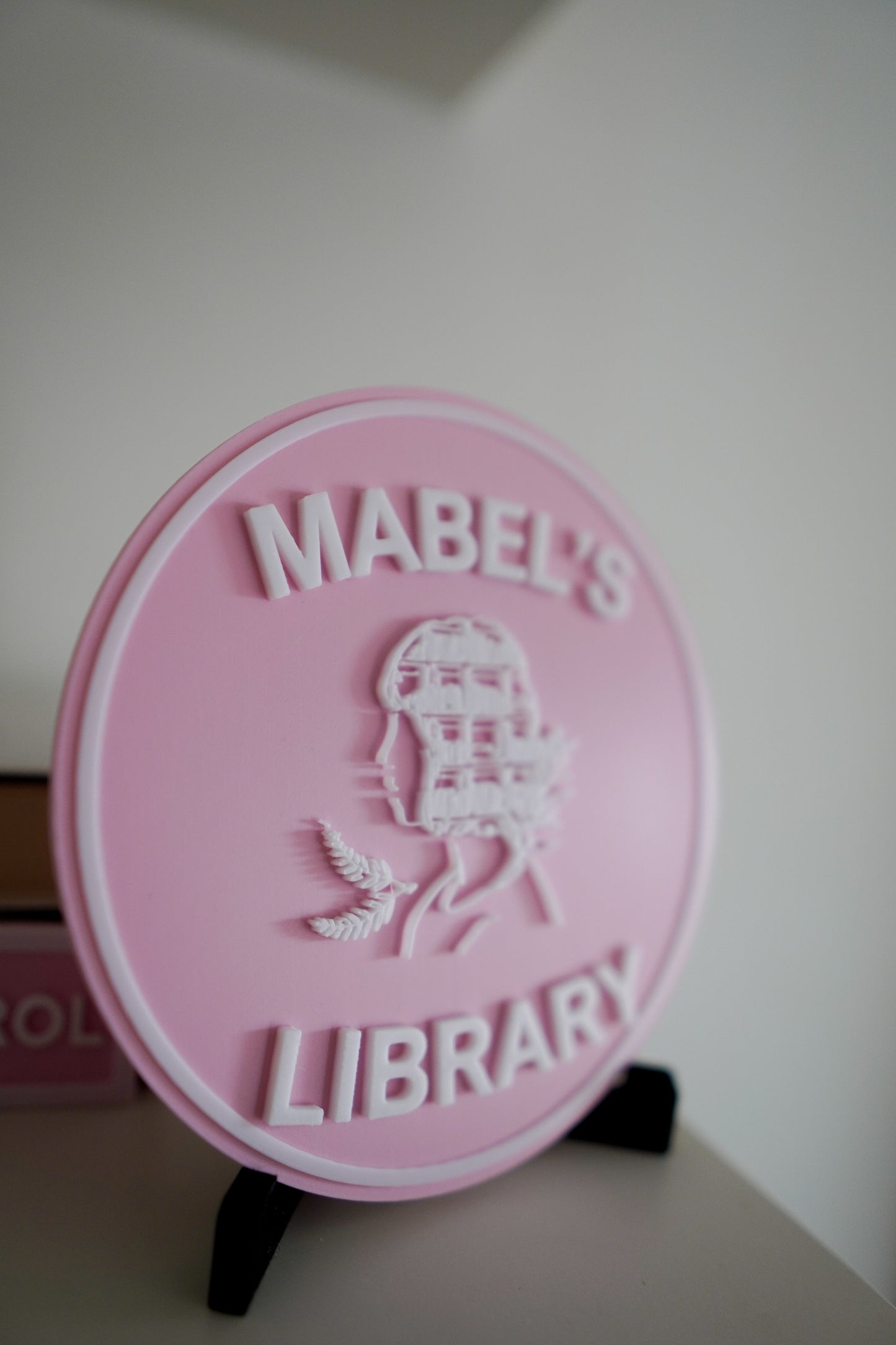 Library Sign,Personalized Bookshelf